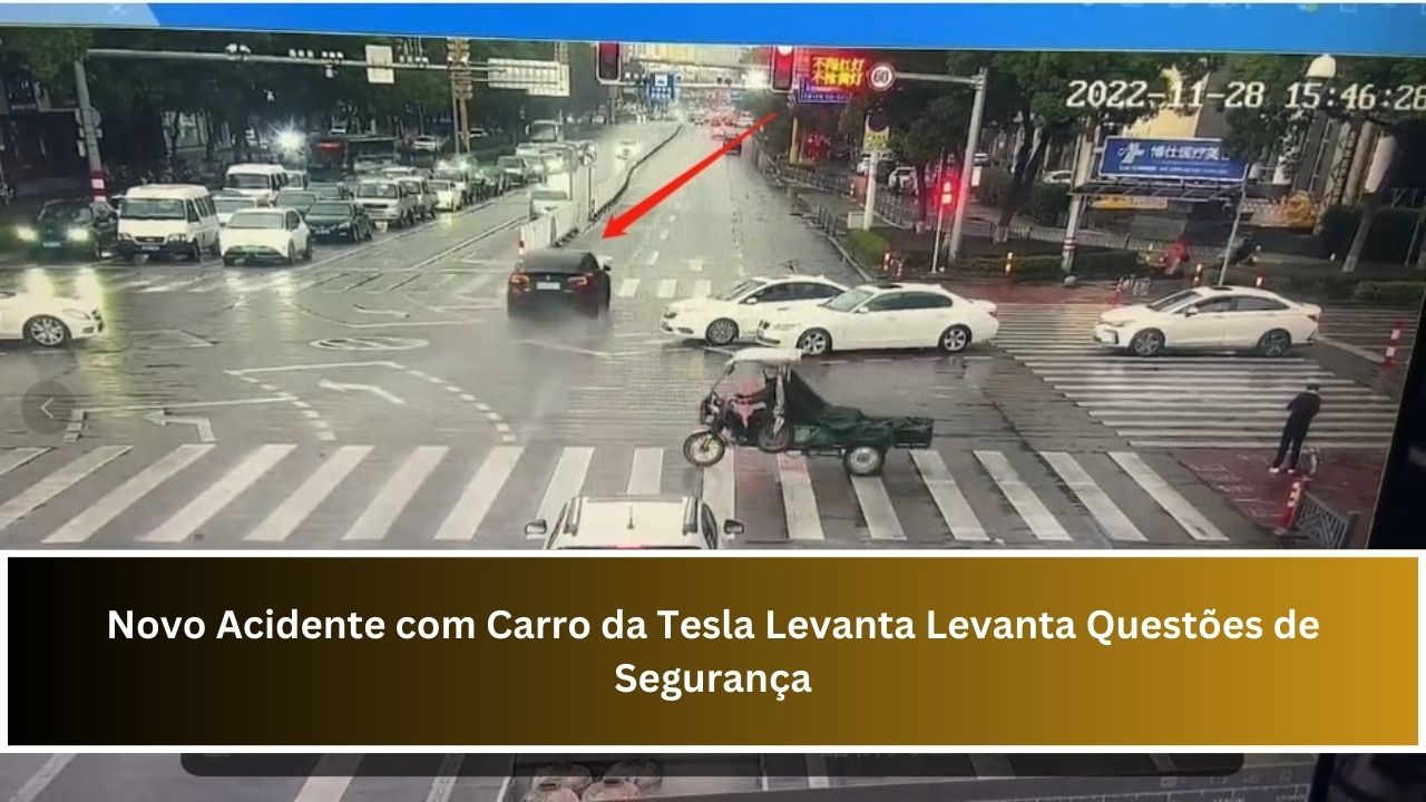 Novo Acidente com Carro da Tesla Levanta Levanta Questões de Segurança